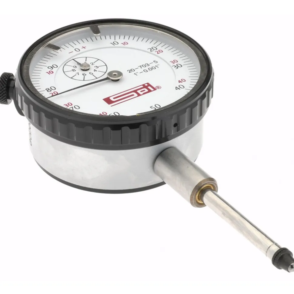 Dial Drop Indicator: 1.0000" Max Measurement, 0-100 & 0-50-0 Dial Reading