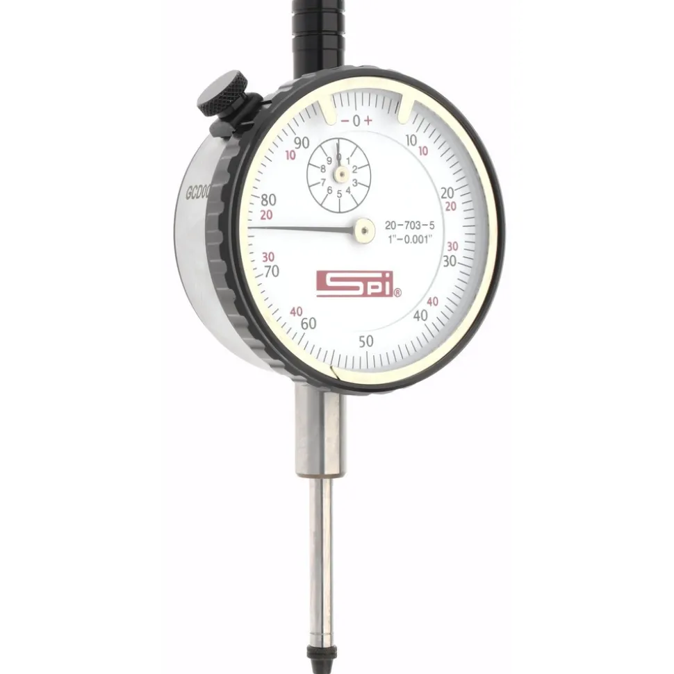 Dial Drop Indicator: 1.0000" Max Measurement, 0-100 & 0-50-0 Dial Reading