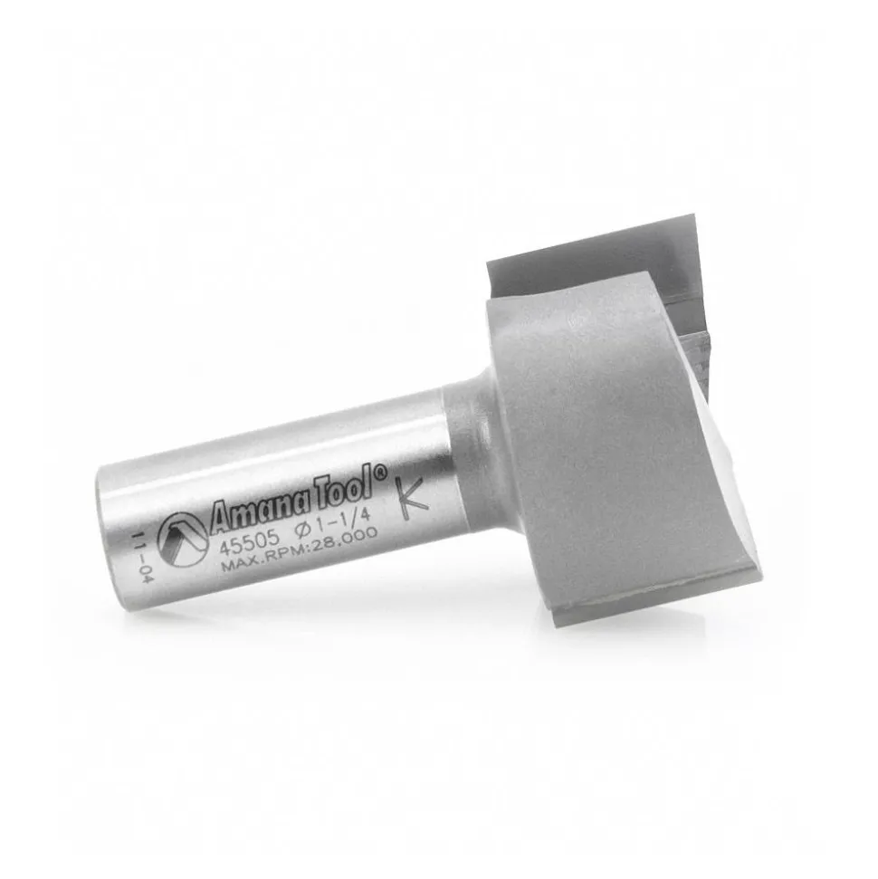 1-1/4" Dia, 3/4" LOC, 2 Flute Carbide-Tipped Edge Profile Mortising Router Bit