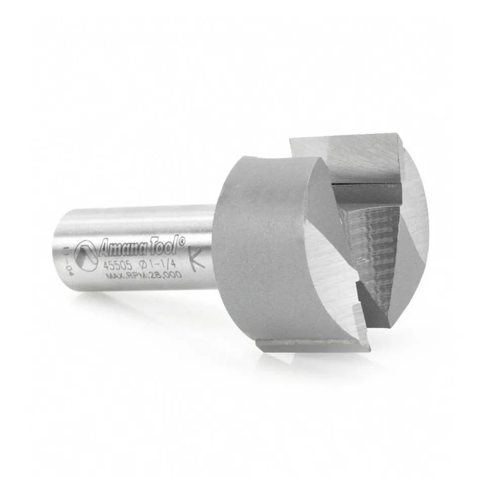 1-1/4" Dia, 3/4" LOC, 2 Flute Carbide-Tipped Edge Profile Mortising Router Bit
