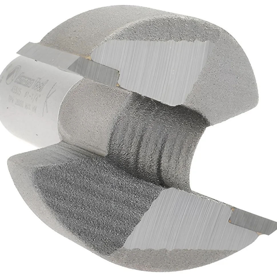 1-1/4" Dia, 3/4" LOC, 2 Flute Carbide-Tipped Edge Profile Mortising Router Bit