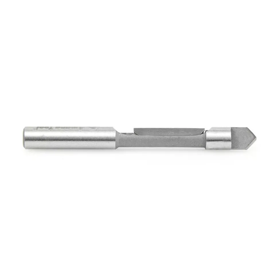 1/4" Dia, 3/4" LOC, 1 Flute Carbide-Tipped Edge Profile Panel Pilot Router Bit