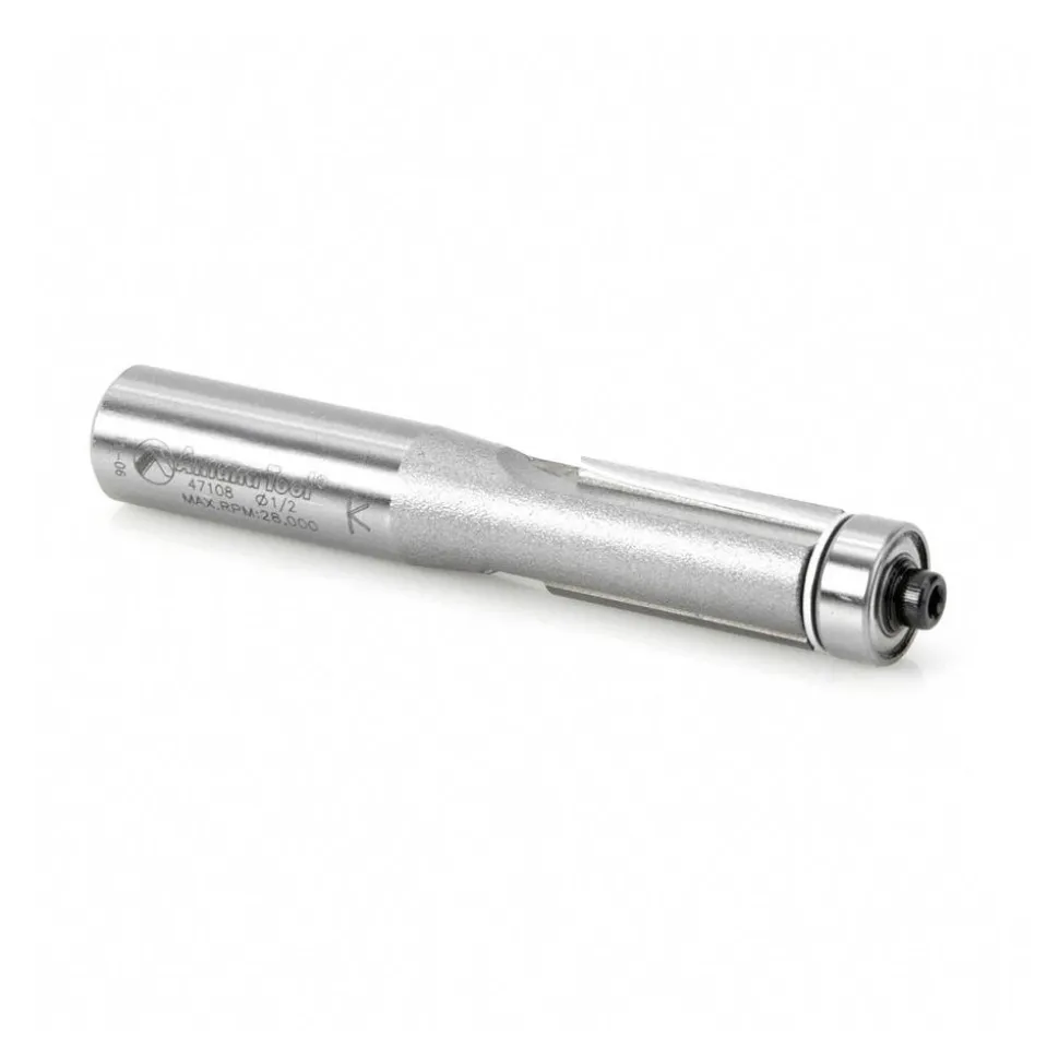 1/2" Dia, 1" LOC, 2 Flute Carbide-Tipped Edge Profile Flush Trim Router Bit