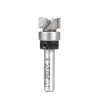 1/2" Dia, 1/4" LOC, 2 Flute Solid Carbide Edge Profile Pattern-Cutting Router Bit