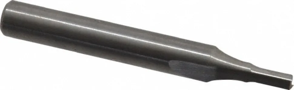 1/8" Dia, 1/4" LOC, 2 Flute Square End Double Edge Router Bit