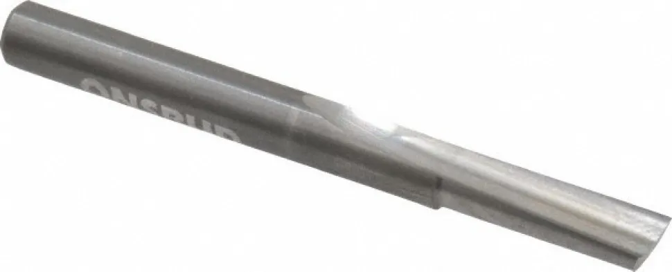 1/4" Dia, 3/4" LOC, 1 Flute Square End Single Edge Router Bit