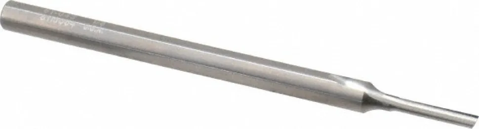 1/8" Dia, 5/8" LOC, 1 Flute Square End Single Edge Router Bit