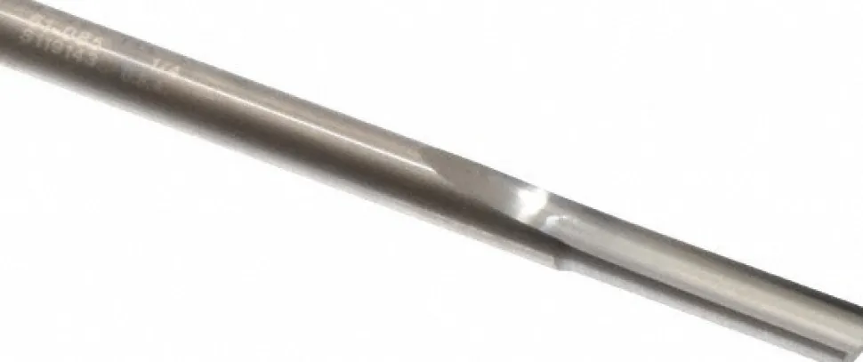 1/4" Dia, 1" LOC, 1 Flute Square End Single Edge Router Bit