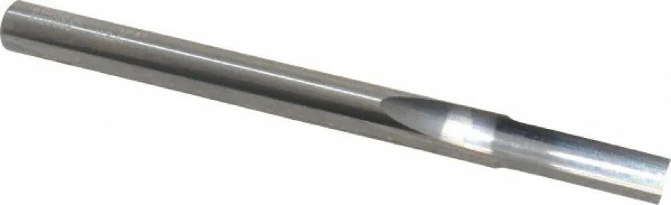 1/4" Dia, 3/4" LOC, 1 Flute Square End Single Edge Router Bit