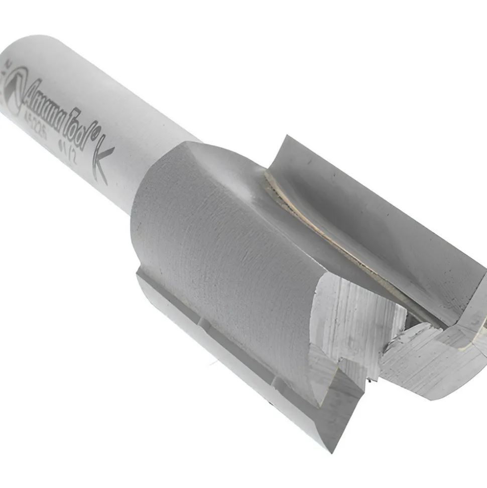 1/2" Dia, 1" LOC, 2 Flute Straight Router Bit