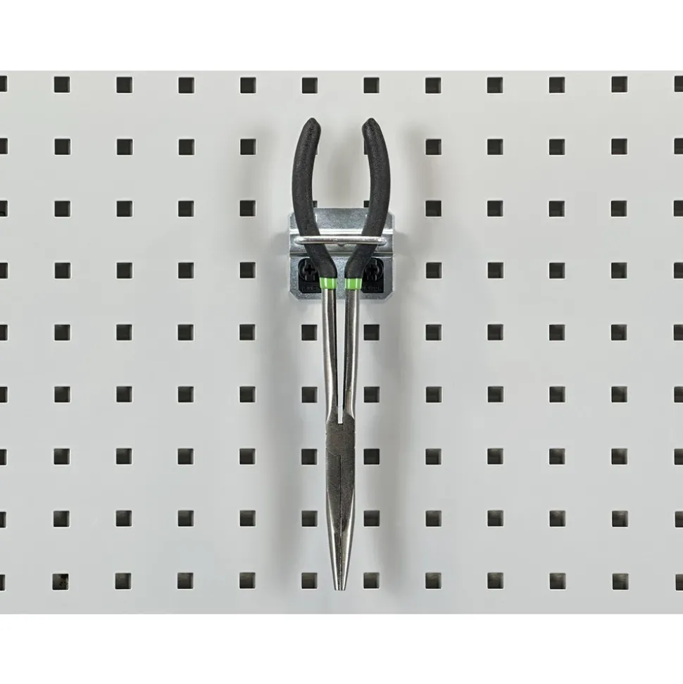 3/16" Dia, 1-13/32" Long Closed Hammer/Plier Holder Pegboard Hook
