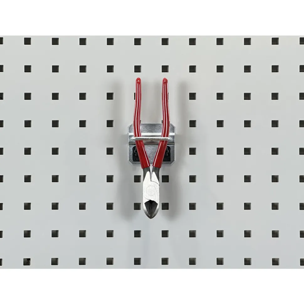 3/16" Dia, 1-13/32" Long Closed Hammer/Plier Holder Pegboard Hook