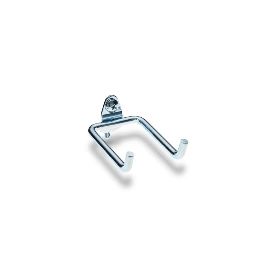 3/16" Dia, 2-13/16" Long Double Arm Pegboard Hook