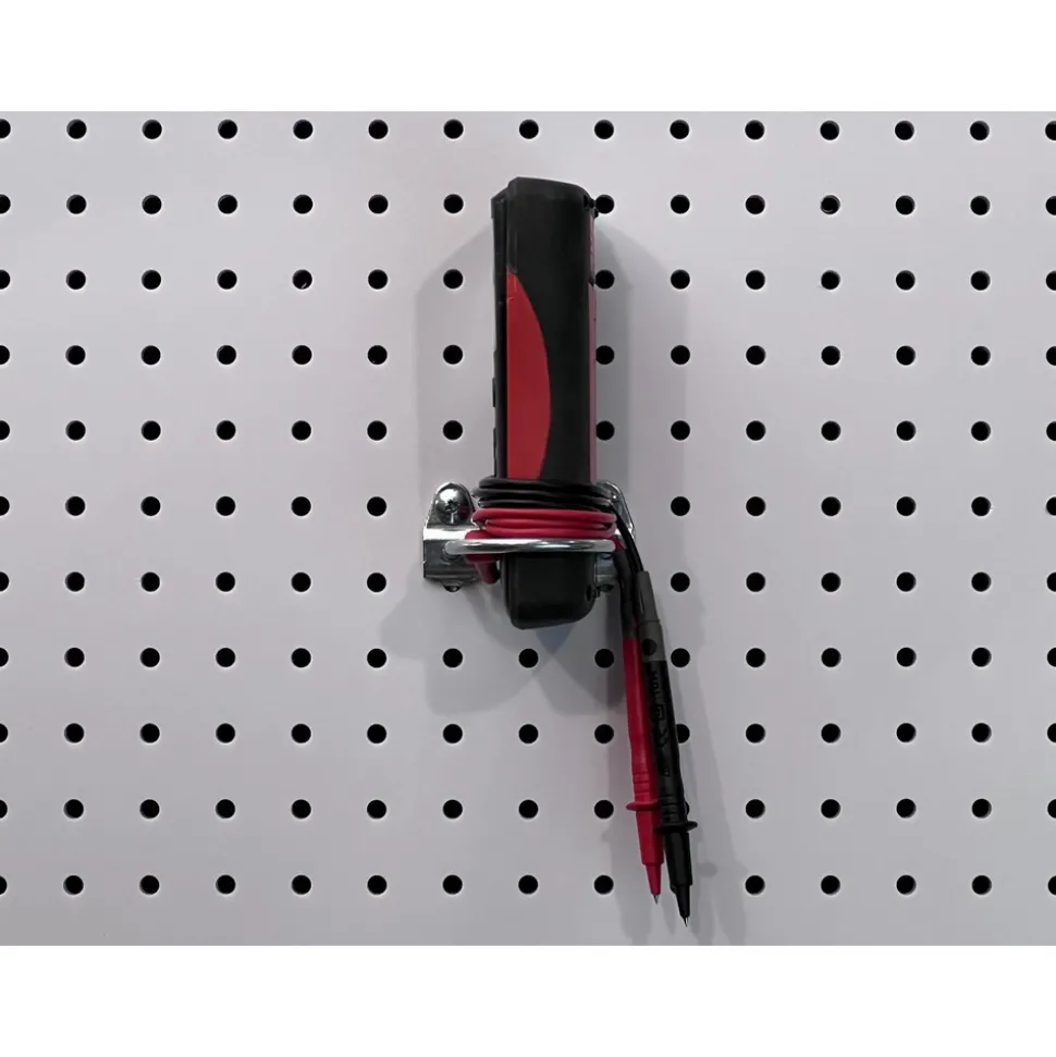 3/16" Dia, 2-7/8" Long Double Mount U Shape Pegboard Hook