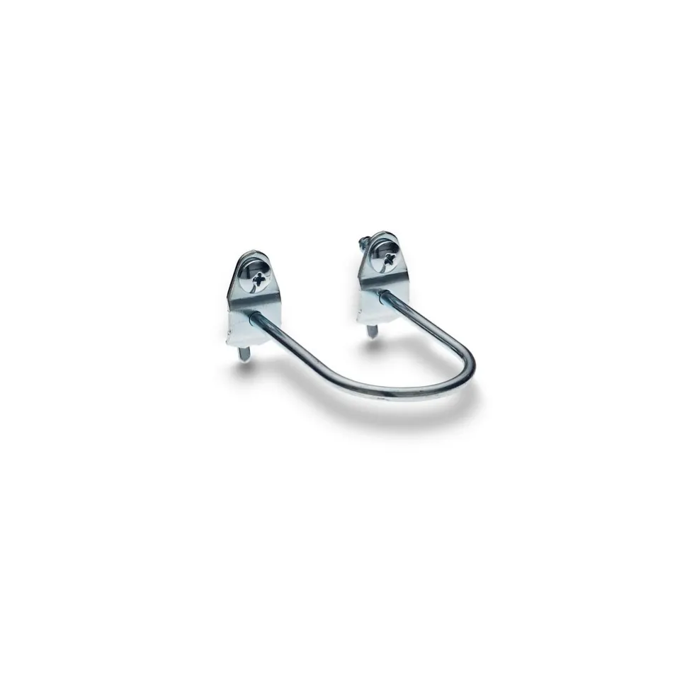 3/16" Dia, 2-7/8" Long Double Mount U Shape Pegboard Hook