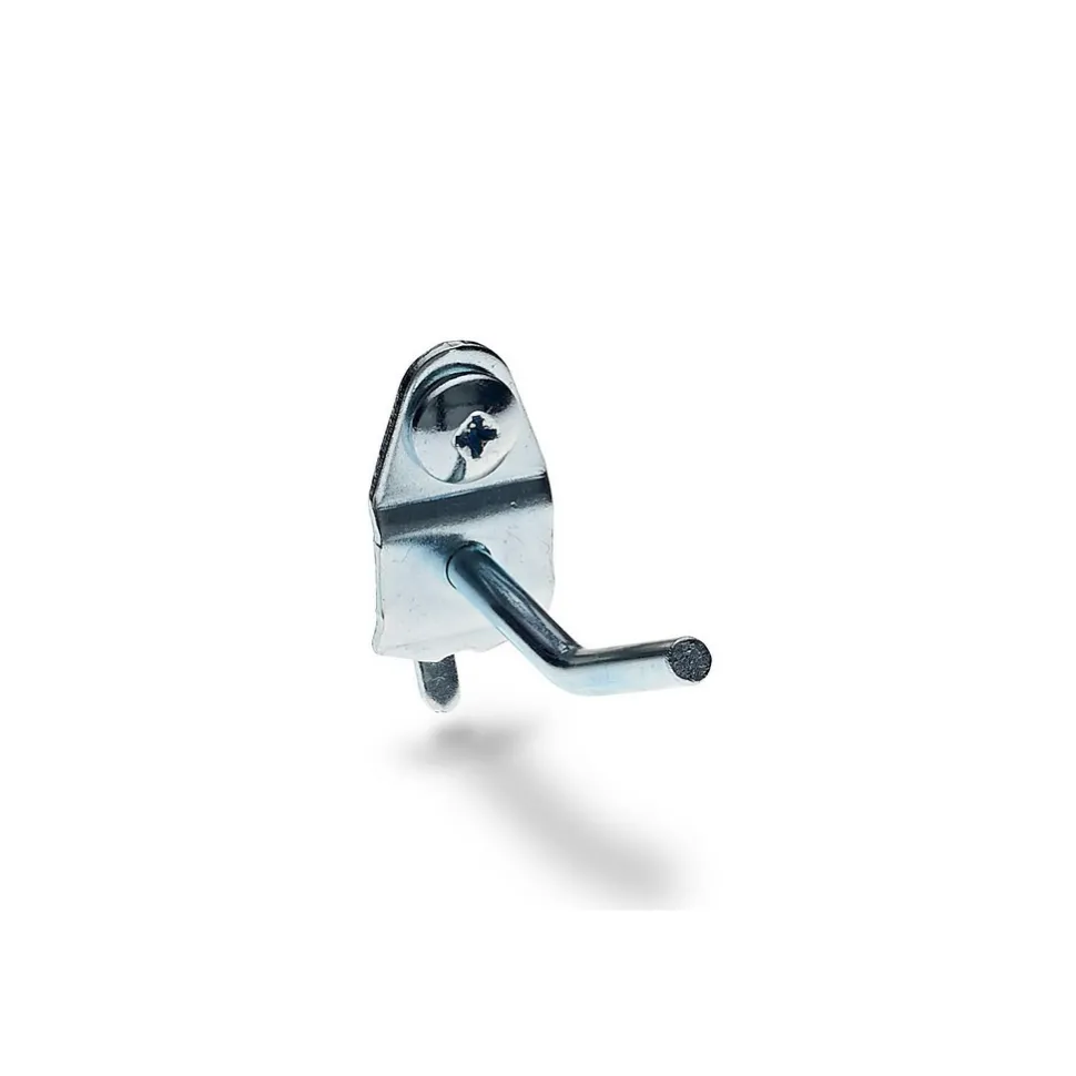 3/16" Dia, 1" Long Single Angled End Pegboard Hook