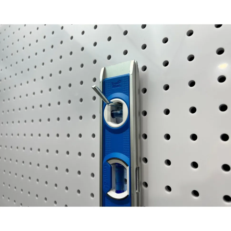 3/16" Dia, 1" Long Single Angled End Pegboard Hook