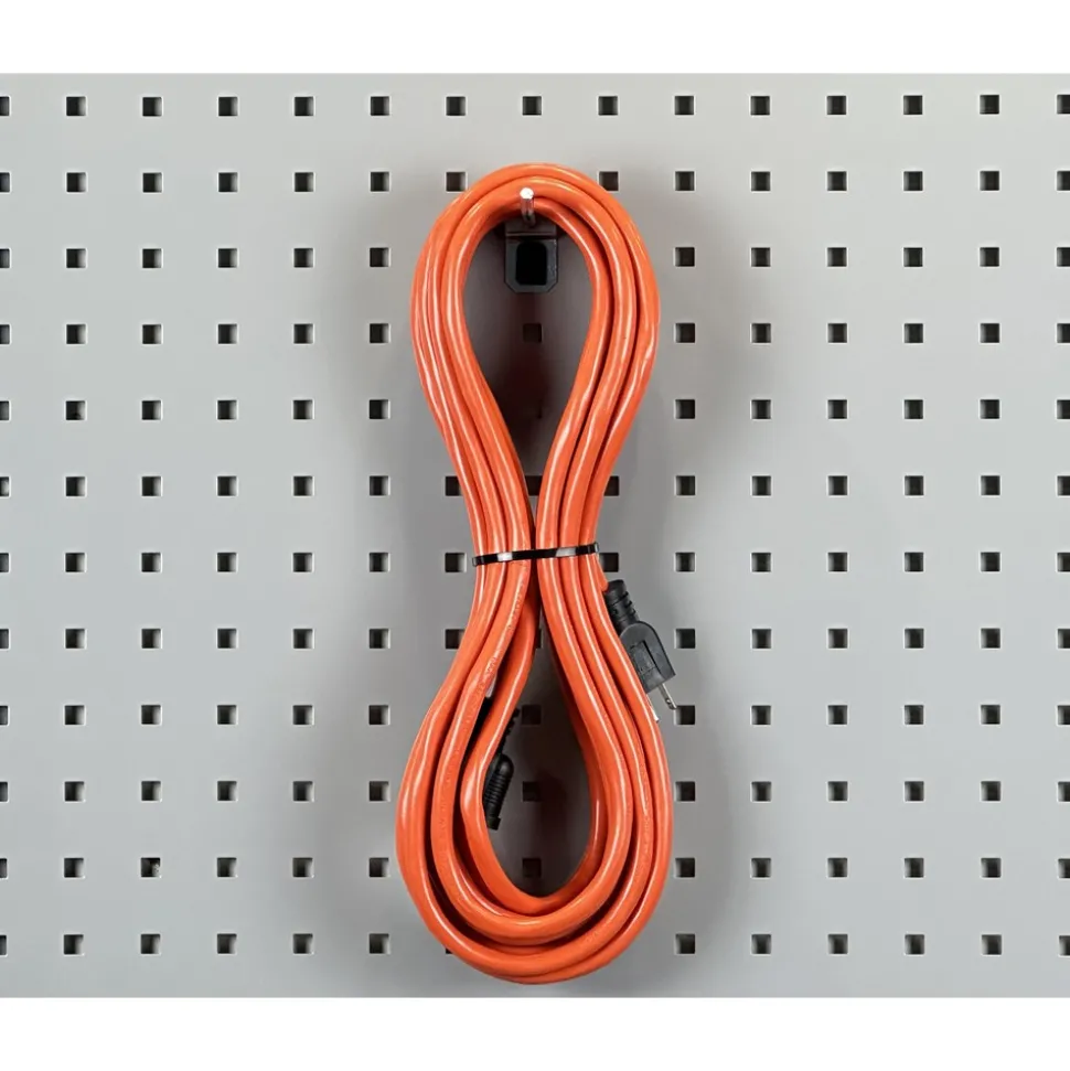 1/4" Dia, 3" Long Single Angled End Pegboard Hook