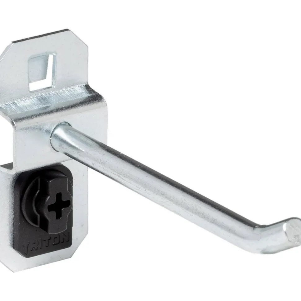 1/4" Dia, 3" Long Single Angled End Pegboard Hook