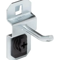 3/16" Dia, 1" Long Single Angled End Pegboard Hook