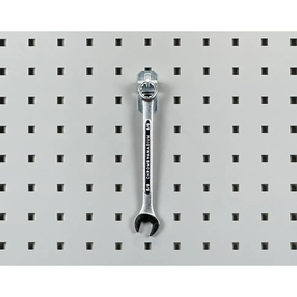 3/16" Dia, 1" Long Single Angled End Pegboard Hook