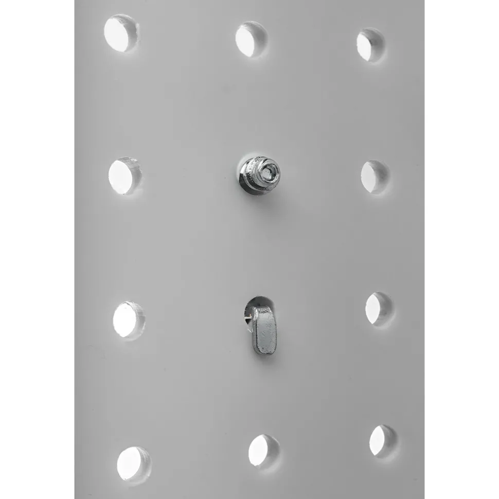 3/16" Dia, 4" Long Single Angled End Pegboard Hook