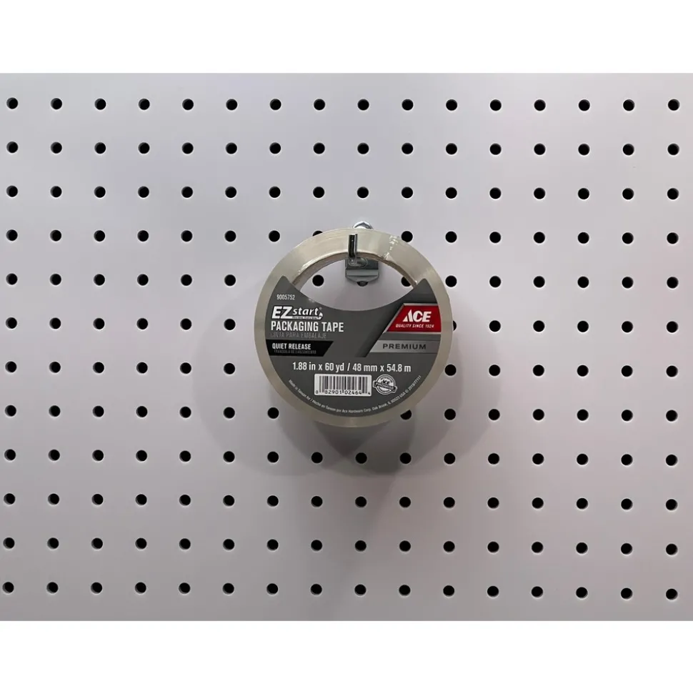 3/16" Dia, 2-3/4" Long Single Angled End Pegboard Hook