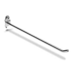 1/4" Dia, 8" Long Single Angled End Pegboard Hook