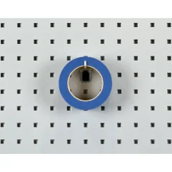 3/16" Dia, 2" Long Single Angled End Pegboard Hook