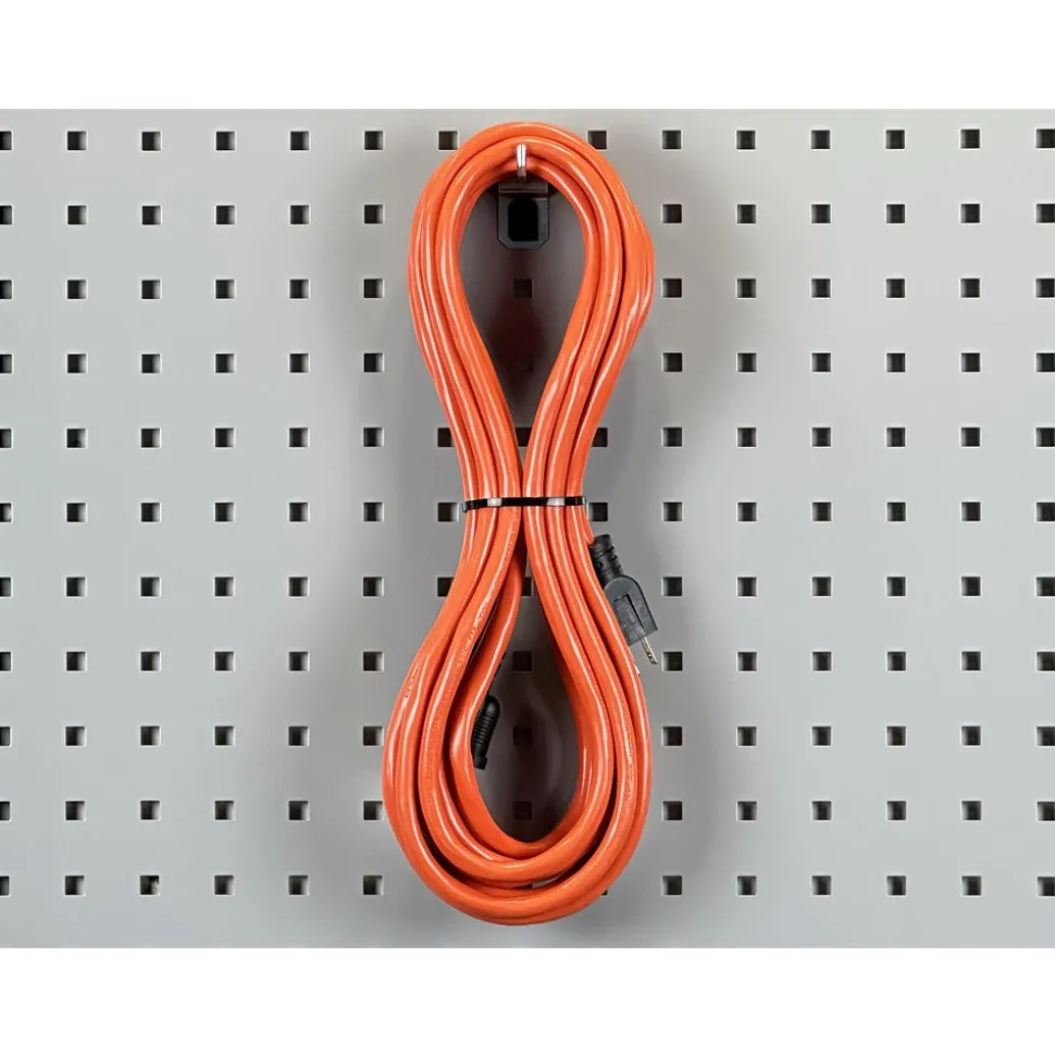 3/16" Dia, 2" Long Single Angled End Pegboard Hook