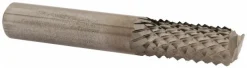 Diamond-Pattern Router Bit: 3/8" Dia, 7/8" LOC, 3/8" Shank Dia, End Mill End