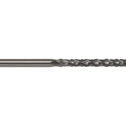 Diamond-Pattern Router Bit: 1/2" Dia, 1" LOC, 1/2" Shank Dia, End Mill End