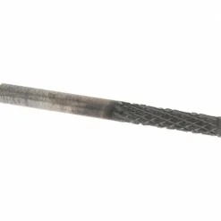 Diamond-Pattern Router Bit: 1/8" Dia, 1/2" LOC, 1/8" Shank Dia, End Mill End