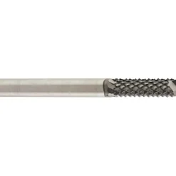 Diamond-Pattern Router Bit: 1/4" Dia, 3/4" LOC, 1/4" Shank Dia, Drill Point End