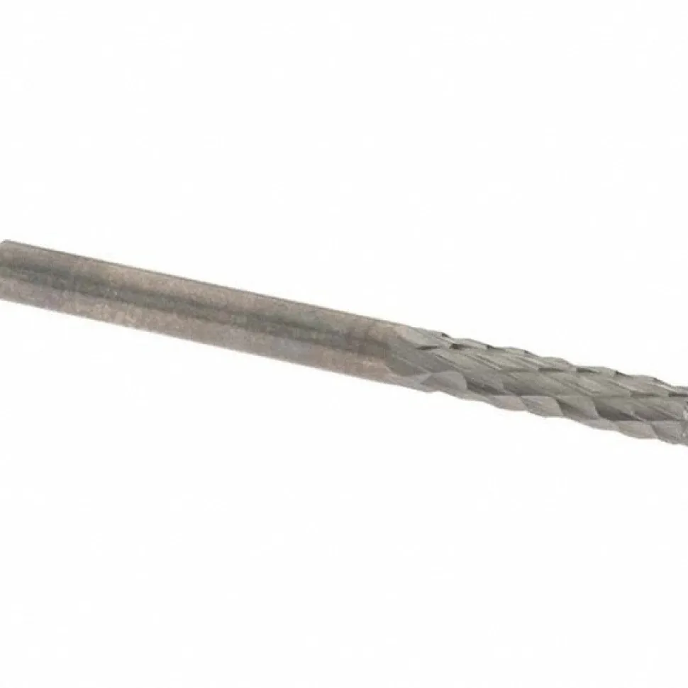 Diamond-Pattern Router Bit: 1/8" Dia, 1/2" LOC, 1/8" Shank Dia, End Mill End
