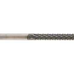 Diamond-Pattern Router Bit: 1/4" Dia, 3/4" LOC, 1/4" Shank Dia, End Mill End