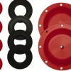 Diaphragm Pump Fluid Section Repair Kit: Santoprene, Includes Check Balls, Diaphragms & Gasket, Use with S20 Metallic