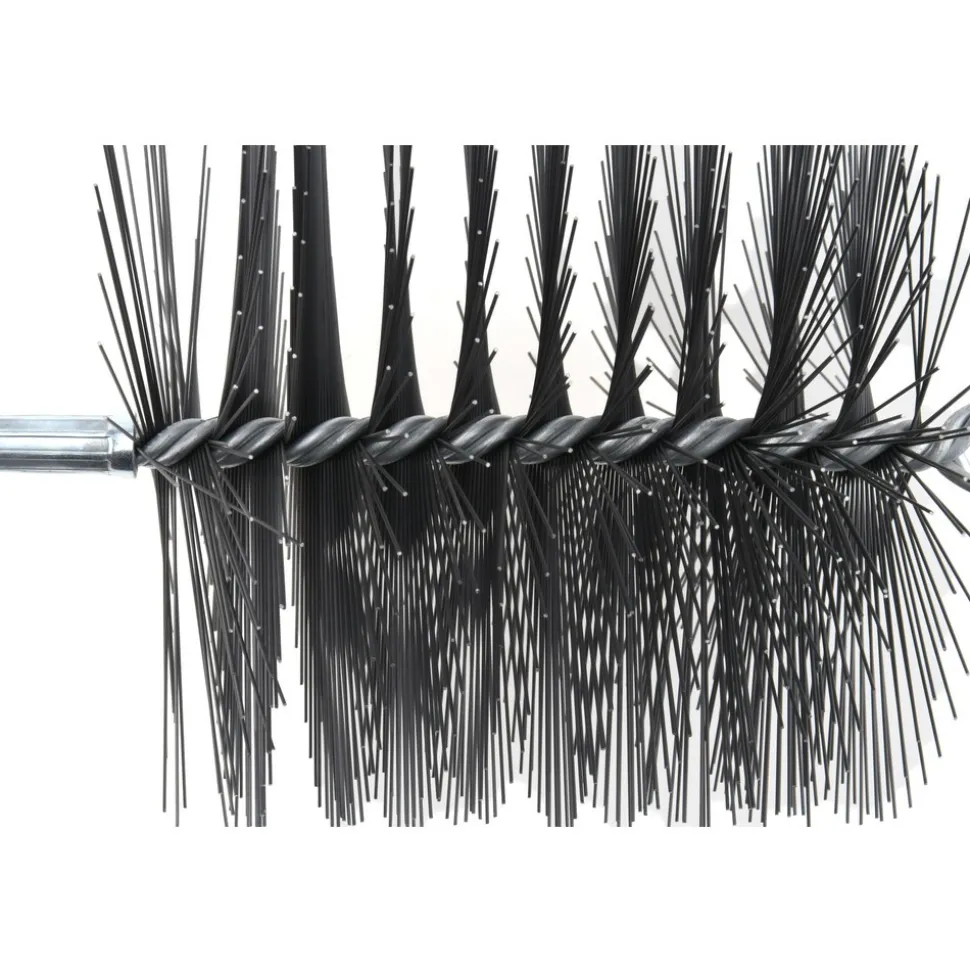 6" Dia Round, Tempered Steel Wire Chimney Brush