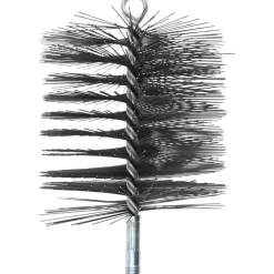 6" Dia Round, Tempered Steel Wire Chimney Brush