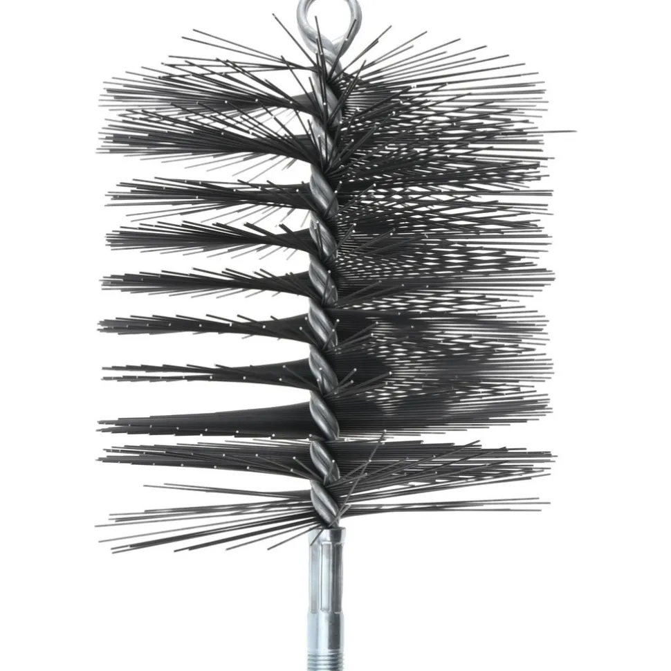 6" Dia Round, Tempered Steel Wire Chimney Brush
