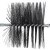 8" Dia Round, Tempered Steel Wire Chimney Brush