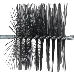 8" Dia Round, Tempered Steel Wire Chimney Brush