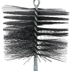 8" Dia Round, Tempered Steel Wire Chimney Brush