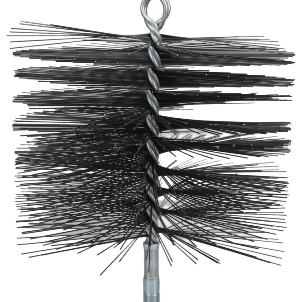 8" Dia Round, Tempered Steel Wire Chimney Brush