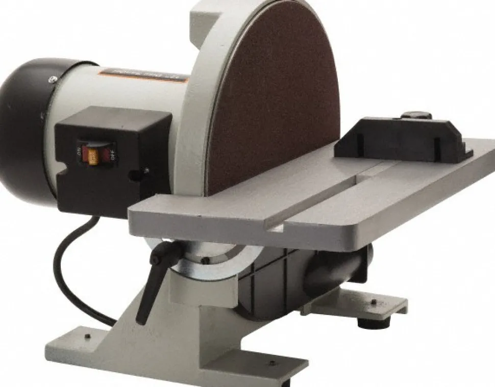 12" Dia, 1,700 RPM, Single Phase Disc Sanding Machines