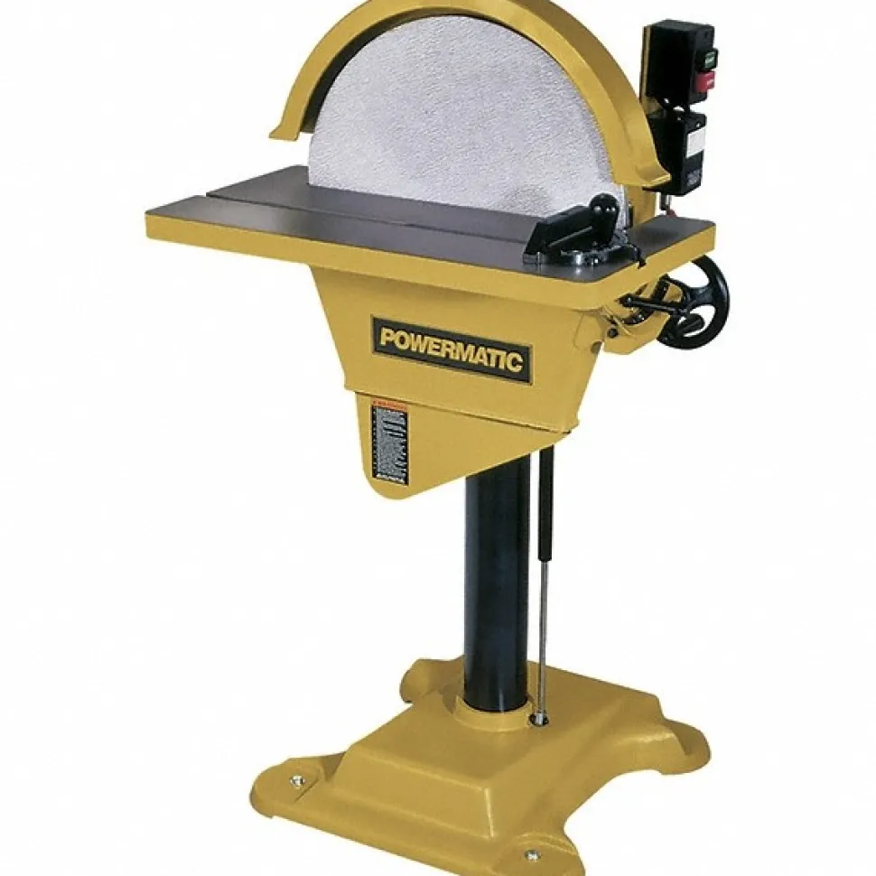 20" Dia, 1,720 RPM, Three Phase Disc Sanding Machines