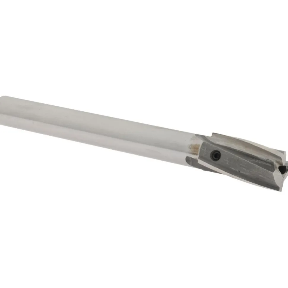 5/8" Dia, 1/2" Shank, Dia, 3 Flutes, Straight Shank, Interchangeable Pilot Counterbore
