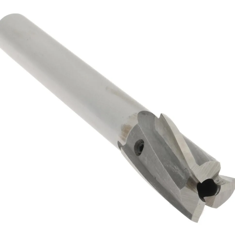 5/8" Dia, 1/2" Shank, Dia, 3 Flutes, Straight Shank, Interchangeable Pilot Counterbore