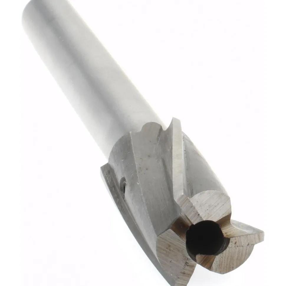 3/4" Dia, 1/2" Shank, Dia, 3 Flutes, Straight Shank, Interchangeable Pilot Counterbore
