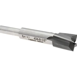 1/2" Dia, 1/4" Shank, Dia, 4 Flutes, Straight Shank, Interchangeable Pilot Counterbore